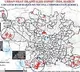 Areas concentrated with Urban Heat Islands in Hyderabad