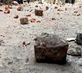 Stone pelting on TDP Candidate spouse Indiramma