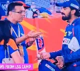 LSG boss Sanjiv Goenka fires on KL Rahul after defeat here is video