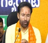 Kishan Reddy press meet in Hyderabad