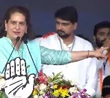 Priyanka Gandhi compares RRR with Revanth Reddy and Rahul Gandhi