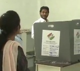 Andhra CM Jagan Mohan Reddy, TDP chief Chandrababu Naidu cast votes