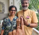 Rajamouli flew in from Dubai and ‘rushed to polling booth’ from airport