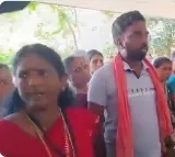 Vanga Geetha objects a man wearing red towel