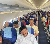 Minister Ponguleti and others trapped in IndiGo flight