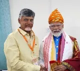 Chandrababu and Pawan Kalyan attends PM Modi nomination filing event