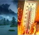 AP sees rains and heat wave same time