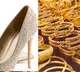 All about high heels and gold