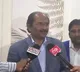 NRI Dr Lokesh Kumar talks to media