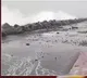 Killer waves at Uppada beach