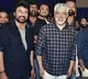 Ajith Kumar meets Telugu megastar Chiranjeevi on sets of Vishwambara