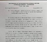 Key orders from Hyderabad DEO on school uniforms and books selling
