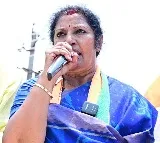Purandeswari talks to media after met governor