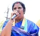 Purandeswari talks to media after met governor