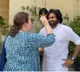 Anna Lezneva give traditional sendoff to Pawan Kalyan while he leaving to Mangalagiri