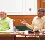 Chandrababu chaired beside PM Modi in NDA meet