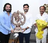 Cinema and Political figures met Nara Lokesh and congratulates him