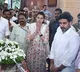 Nara Lokesh and Brahmani pays tributes to Ramoji Rao mortal remains