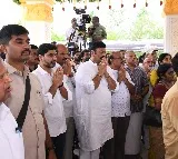 Nara Lokesh attends Ramoji Rao last rites in Hyderabad