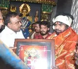 Pawan Kalyan visits Nookambika temple in Anakapalle