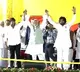PM Modi With Mega Brothers AT Chandrababu Oath Taking ceremony