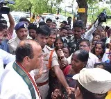 Victims Protest To Change Alignment Of Nalgonda Ring Road