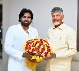 Andhra Pradesh Dy CM Pawan Kalyan arrives in Amaravati to a grand welcome