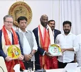 ఫొటోలు:- సచివాలయంలో ముఖ్యమంత్రి రేవంత్ రెడ్డితో భేటీ అయిన లాక్ హీడ్ మార్టిన్ కంపెనీ హెడ్ మిస్టర్ ఫెర్నాండెజ్