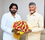CM Chandrababu welcomes Dy CM Pawan Kalyan in AP Secretariat