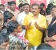 Resigned volunteers met minister Nimmala Ramanaidu in Palakollu