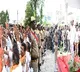 MoS Bandi Sanjay Kumar arrives in Karimnagar to rousing welcome