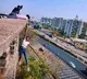 Girl dangles mid-air for reel, Pune Police nab 2 for daredevil stunt