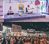 Sri Sri Ravi Shankar leads Yoga Day celebrations at UN in Geneva