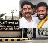 Union minister Ram Mohan Naidu met AP minister Nara Lokesh at assembly