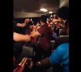 Afghanistan cricketers celebrates with Champions song in team bus after beating Aussies