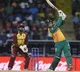 South Africa won by 3 wickets with 5 balls remaining DLS method