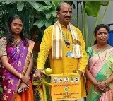 vijayanagaram mp kalisetty appala naidu bicycle ride to parliament
