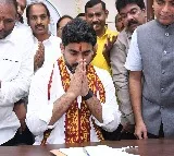 Nara Lokesh First Sign As Minister On Mega DSC File