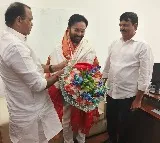 Minister Komatireddy meets Kishan Reddy