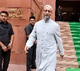 Owaisi ends oath with Jai Palestine causes ruckus in the house