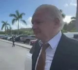 WikiLeaks founder Assange walks out of court as a 'free man'