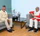 Chandrababu and Lokesh welcomes Telangana Governor Radhakrishnan