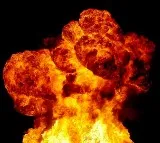 Fire accident in glass company in Shadnagar