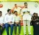 Funny conversation between CM Chandrababu and Minister Lokesh in public meeting in Mangalagiri constituency