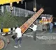 Officials Remove Hardles At YS Jagan Residence