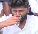 OU student JAC leader Motilal Naik ends his hunger srike