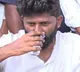OU student JAC leader Motilal Naik ends his hunger srike