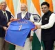 BCCI gifts special 'NAMO' India jersey to PM Modi