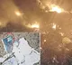 Govt files set fire in Vijayawada and Avanigadda karakatta