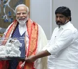 Bhattivikramarka press meet after meeting with PM